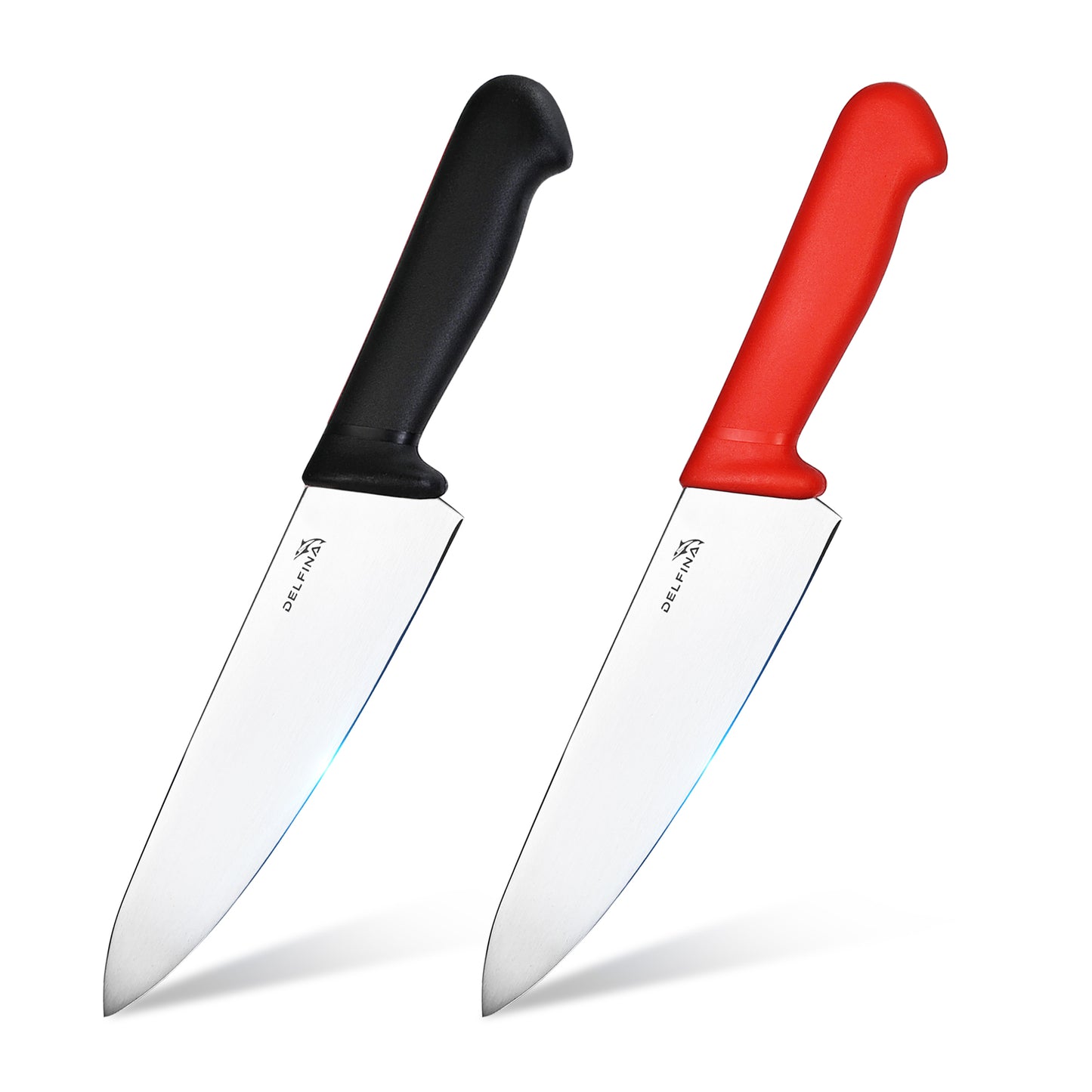 2 Pcs Chef Knife Set 8 inch W/Sheath