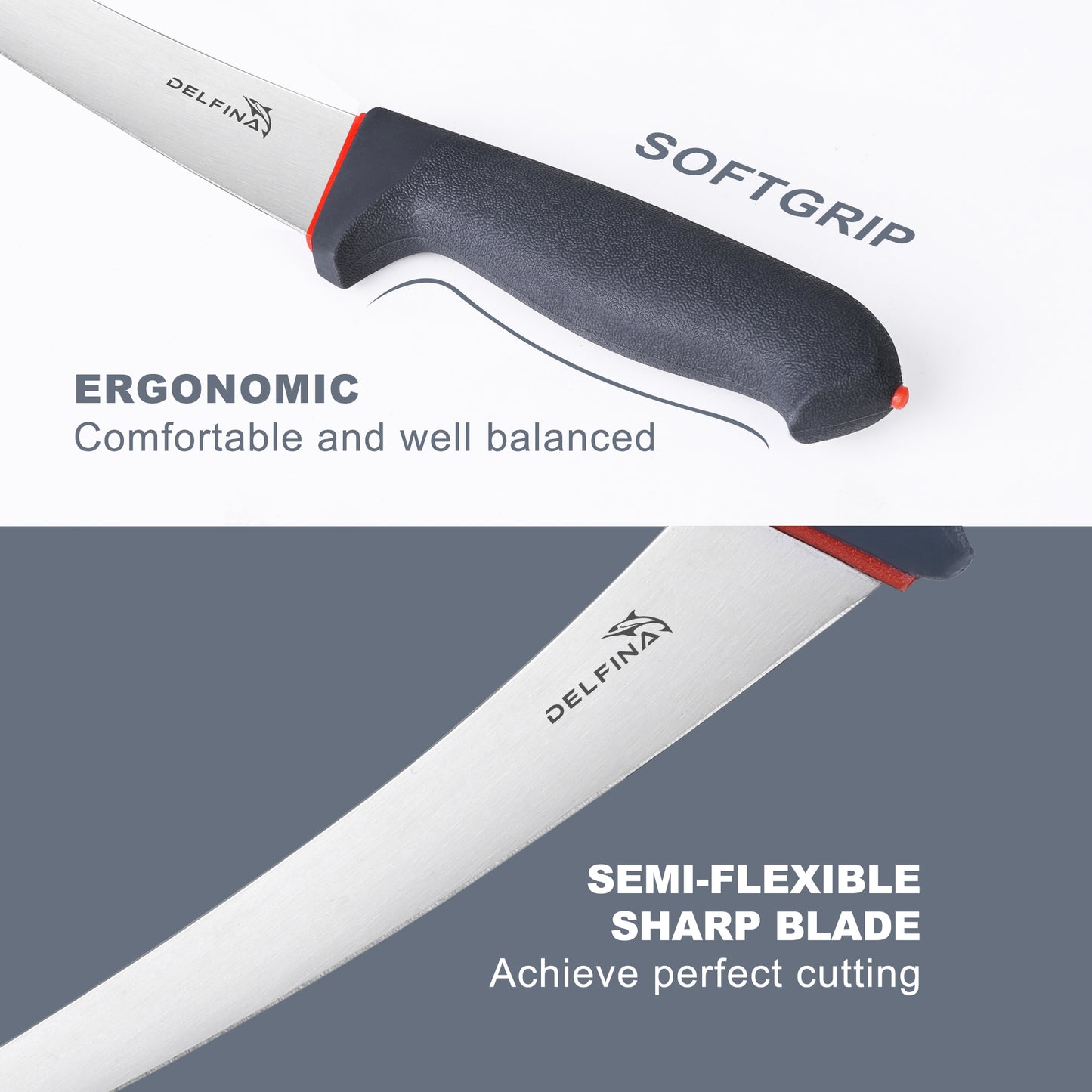 Semi-Flexible Curved Boning Knife 6 inch