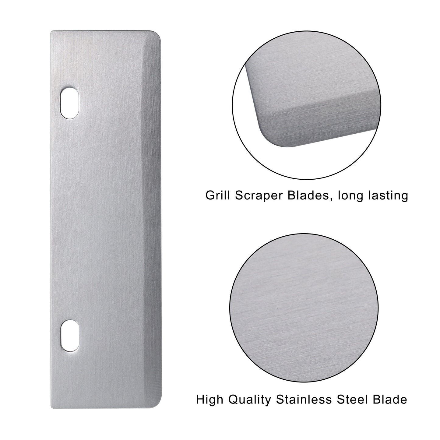 4 Pcs Grill Scraper Blade Replacement