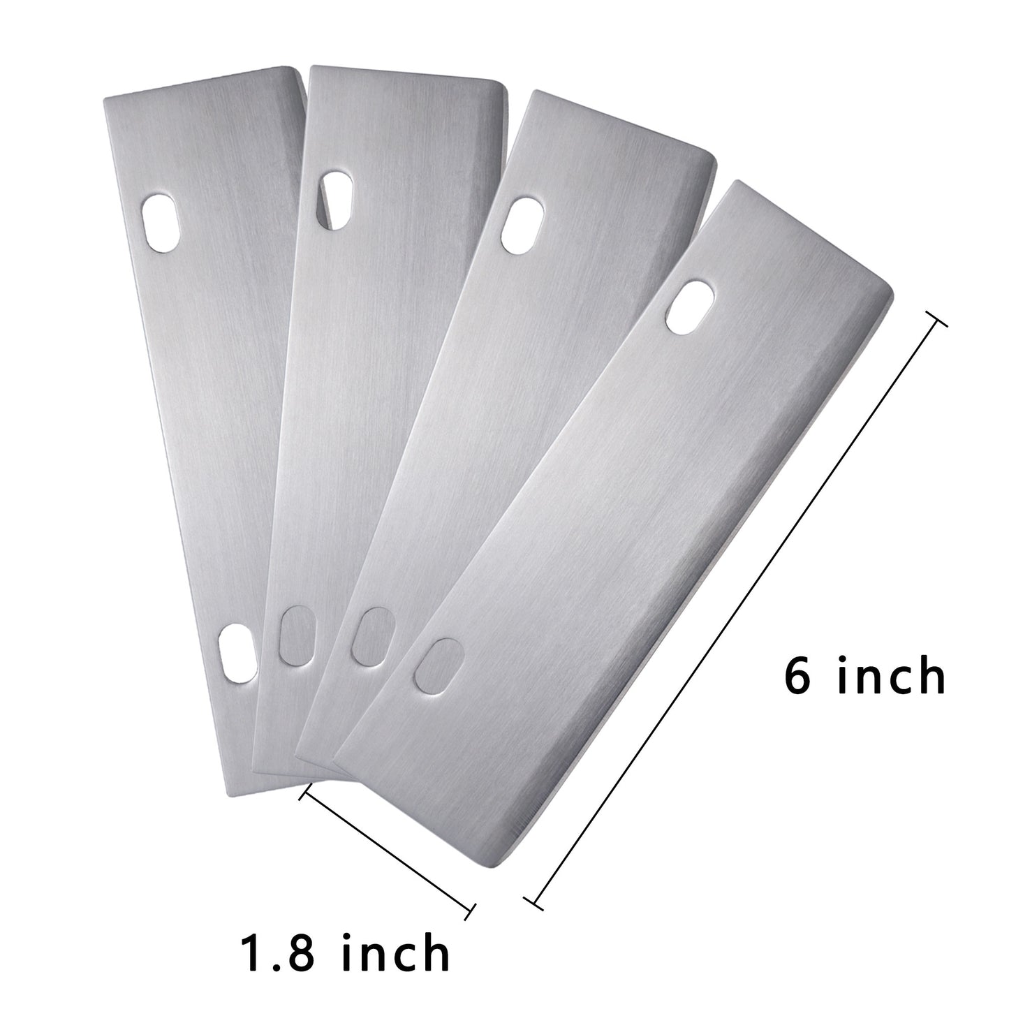 4 Pcs Grill Scraper Edge Sharper Blade Replacement